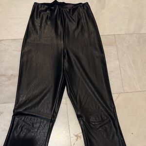 Commando Black Faux Leather Pants